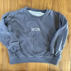 グレー トレーナー MON. サイズ120