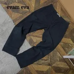 evam eva タックパンツ