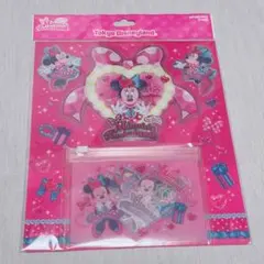 ディズニー　パルパルーザ　ミニーのファンダーランド　ステッカー19枚ケース付き