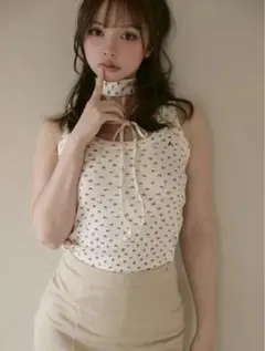 ANDMARY Rosie flower knit tops - メルカリ