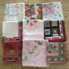 ハンカチ9枚セット ブランド