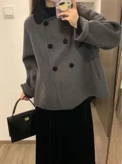 グレー ピーコート