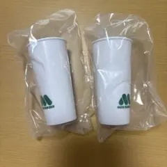MOS BURGER プラスチックカップ 2個セット