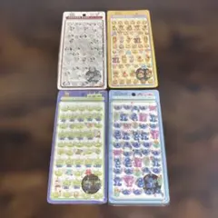 ボンボンドロップシールミニ　ディズニー　4枚セット