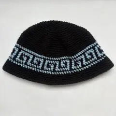 クラッシャーハット クロシェハット バケットハット 男女兼用ハンドメイド