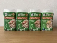 ガーバー オートミール・オーガニック（プレーン、バナナ）　4本セット
