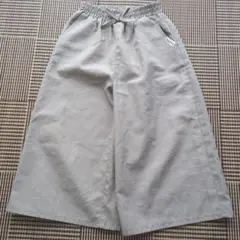べージュ ワイドパンツ　140センチ