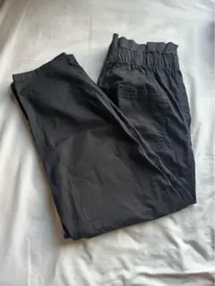 gap 黒 ワークパンツ ゴムウエスト