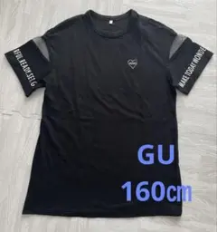 mizu 様⭐︎ GU　Tシャツ　ブラック　160㎝Ｌサイズ　ティーン　女の子