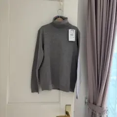 ✴︎新品2790円✴︎ZARA ザラ グレー セーター タートルネック 152cm