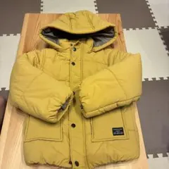 Samansa Mos2 Lagom キッズ 中綿コート イエロー