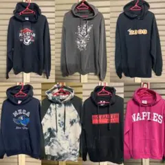 スエットパーカーまとめ売り7枚セット　古着卸