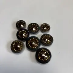20260103 25 バラ売り 600金の装飾ボタン8個セット