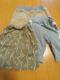 キッズハーフパンツ3点セット 110 120