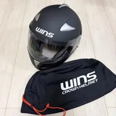 WINS フルフェイスヘルメット CR SERIES マットブラック　Ｌサイズのサムネイル