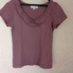 JILL STUART　紫色トップス　Ｓサイズ（ダメージ有り）のサムネイル
