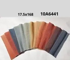 10A-6441 着物はぎれ　和柄　和布　正絹 グラデーション　17.5x168