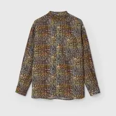 HERALBONY marina バンドカラーシャツ brown brush HERALBONY marina バンドカラーシャツ brown brush L - メルカリ