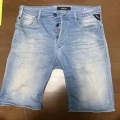 REPLAY ショートパンツ 29 ライトブルー