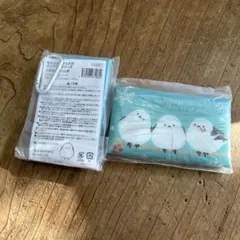 シマエナガクリアマルチケース　2個セット