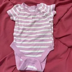baby GAP ストライプ短袖ボディスーツ
