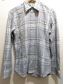 ETRO チェック柄 コットンシャツ