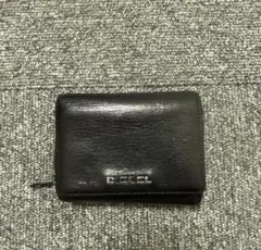DIESEL 二つ折り財布 ブラック グリーンのサムネイル