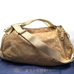 美品　russet ラシット　2way ショルダーバッグ　ナイロン　着脱ポーチ