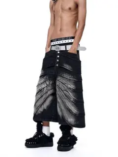 RICH】Knight Wide Waxed Pants - メルカリ
