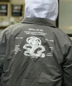 RVCA メンズ VENOM JACKET「2023年秋冬」コーチジャケット