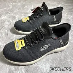 新品✨SKECHERSスケッチャーズ　スリップインズ　スニーカー　黒　25.5