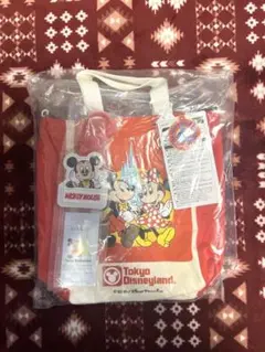 40周年　ディズニー　ミッキー ミニー バッグ　レトロ　メモリーゴーラウンド