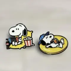 スヌーピー ピンバッジ 2個セットのサムネイル