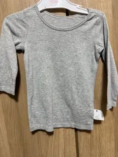 グレー 長袖シャツ 90