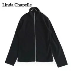 美品◆ Linda Chapelle ブルゾン【M】黒　ハイネック　ジップアップ