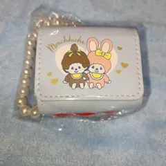 スマートマルチケース もんちっち ミニポーチ（水色）