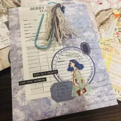 Blue コラージュ素材 おすそ分け