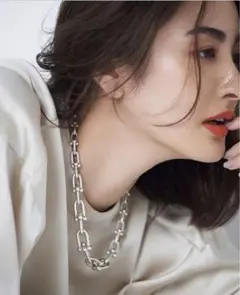 谷まりあ　吉沢亮愛用♡ S925 シルバー　オシャレ　ハードウェアネックレス