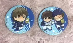 ダイヤのA　フォーチュン缶バッジ　沢村栄純＆御幸一也