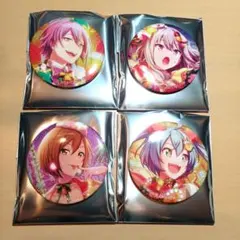 プロセカ　グリッター缶バッチ　4A　ワンダショ【再販分】