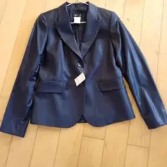 [新品] agnes b. PARIS テーラードジャケット ネイビー 38のサムネイル