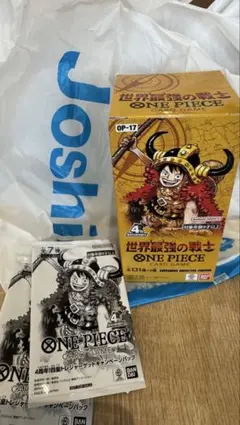 ONE PIECEカードゲーム 世界最強の戦士 BOX テープカット プロモ付き