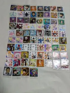 アニメキャラクター ホログラムシールセット 80枚以上
