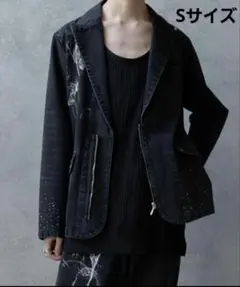 philtheory ペイントギミックテーラードジャケット ブラック Sサイズ