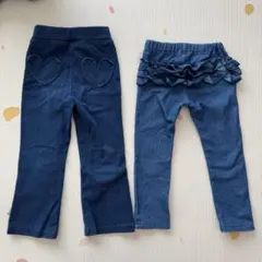 デニム　裏起毛　パンツ