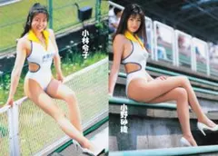 マルカツレースクイーン 青衣装 当時物 1992年 大阪 撮影会 生写真
