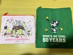 PEANUTS スヌーピー ガチャガチャ　ポーチ2点セット
