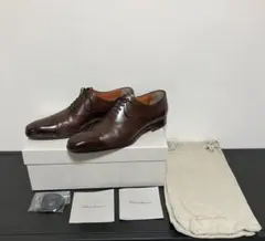 美品】Santoni サントーニ ストレートチップ 6.5 25cm 茶 - メルカリ