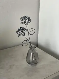 ワイヤークラフトアート　バラ