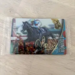 サラブレッドホースコレクション 第3R イクイノックス 金色箔サイン入 未開封